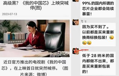 高级黑?近日官方推出的电视剧《我的中国芯》上映突喊停，99%的国内所谓的芯片企业都会陆续暴雷!