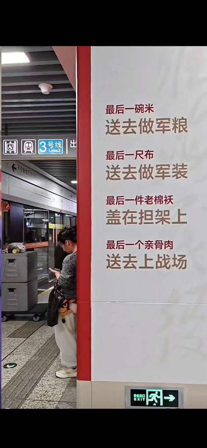 最后一碗米，送去做军粮...最后一个亲骨肉，送去上战场

